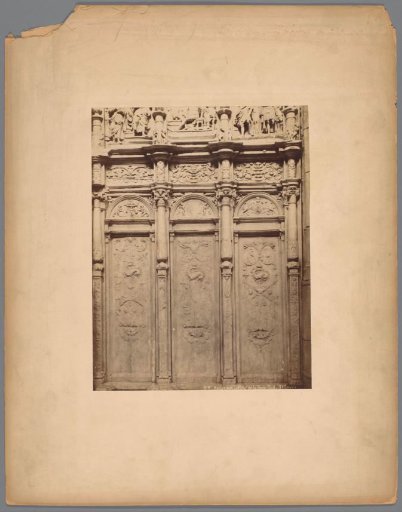 Relief on the southern portal of the Cathedral of Beauvais
