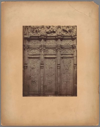 Relief on the southern portal of the Cathedral of Beauvais