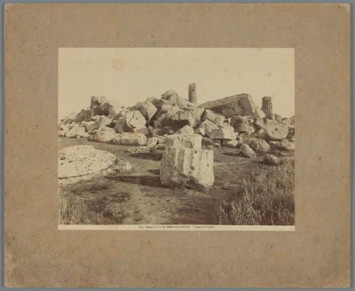 Ruin of a temple in Selinunte
