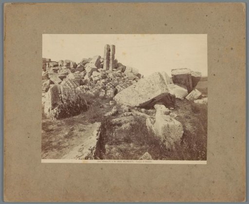 Ruin of a temple in Selinunte