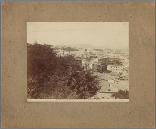 View of Rome from the Chiesa di San Pietro in Montorio