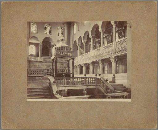 Altar of the Basilica of Saint Lawrence Outside the Walls in Rome