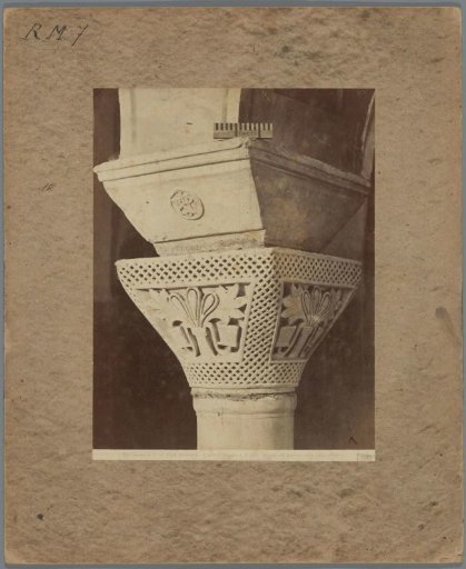 Capital of a column in the Basilica of San Vitale in Ravenna