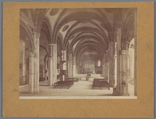 Interior of the Basilica of Sant'Eustorgio at Milan, Viewed Towards the Choir