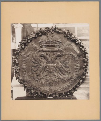 Coat of arms with a double-headed eagle