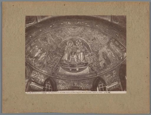 Mosaic in the Basilica of Santa Maria Maggiore in Rome, depicting Mary and Christ
