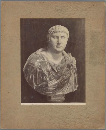 Bust of an emperor in the Vatican Museums in Vatican City