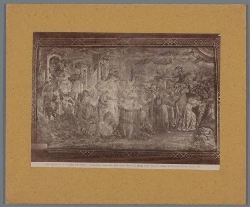 Painting by Cenni di Francesco in the Cappella della Croce di Giorno in Volterra, depicting the Massacre of the Innocents at Bethlehem