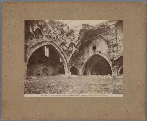 Interior of the ruins of the Chiesa di Santa Maria della Valle in Messina
