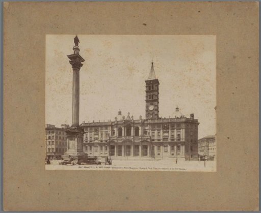 View of the Santa Maria Maggiore in Rome