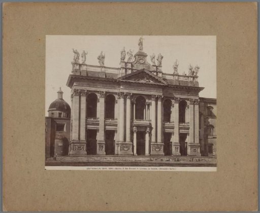 Façade of the Basilica of St. John Lateran in Rome