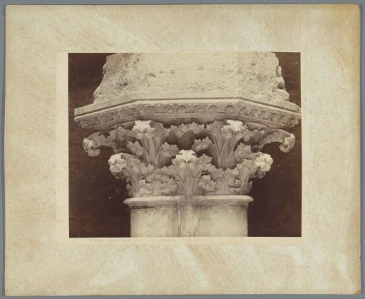 Capital from the Cathedral of Chartres