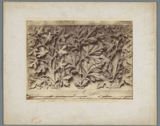 Cast of a relief in the Cathedral of Reims