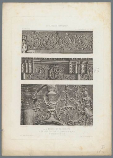 Three reliefs from the Château de Blois