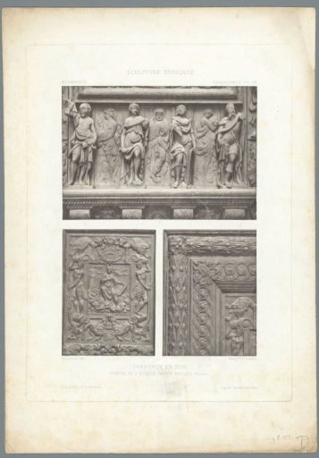 Three reliefs from a gate of Saint-Maclou in Rouen