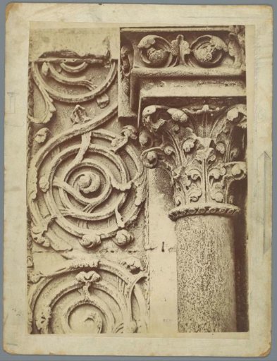 Capital from the cathedral of Notre-Dame in Rouen