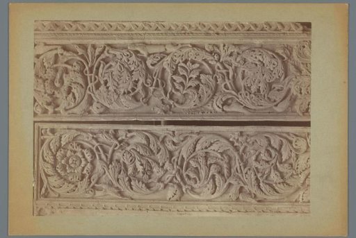 Two reliefs with leaf motifs and birds from the abbey of Saint-Gilles-du-Gard