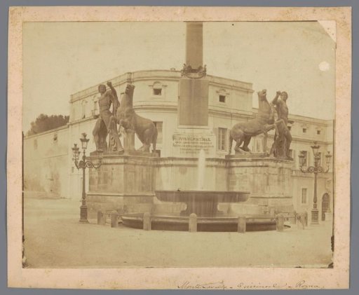 Fountain of the Dioscuri in Rome