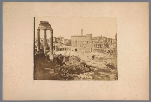 View of the Roman Forum in Rome