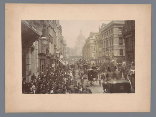 View of Fleet Street in London