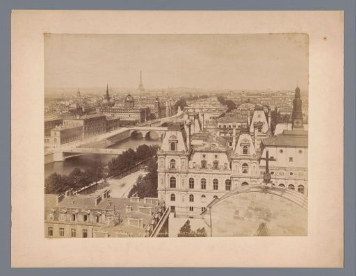 View of Paris, seen from the Église Saint-Gervais-Saint-Protais