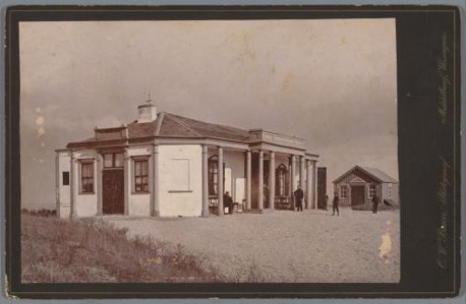 View of a pavilion, possibly a military guardhouse, in probable Zeeland