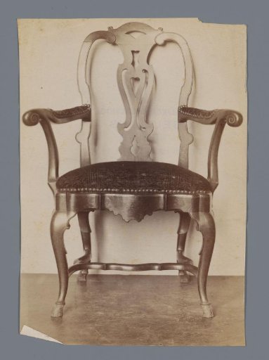 Chair with an openwork back