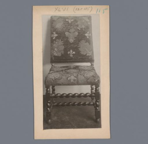 Chair with turned legs (presumably) in the Rijksmuseum, Amsterdam
