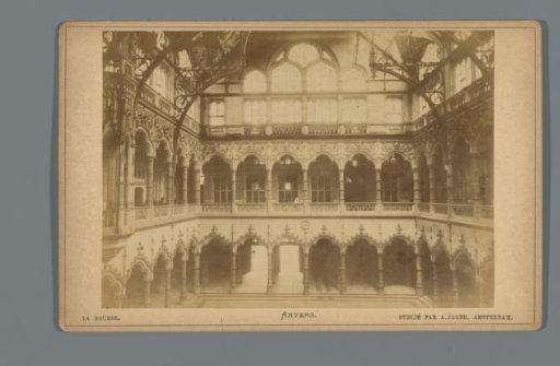Interior of the Exchange Building in Antwerp