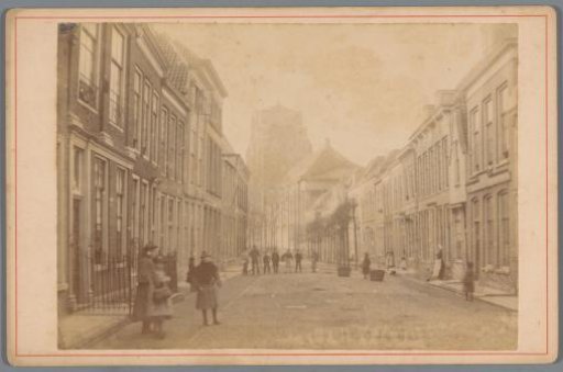 View of the Post Street in Zierikzee