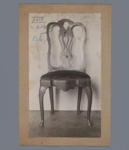 Chair with an openwork back (possibly) in the Rijksmuseum, Amsterdam