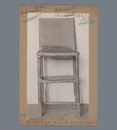 High chair (possibly) in the Rijksmuseum, Amsterdam