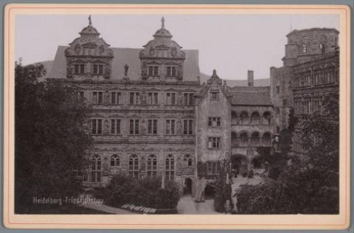 View of the Friedrichsbau, part of Heidelberg Castle