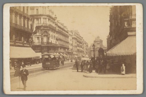 View of the Anspachlaan, Brussels