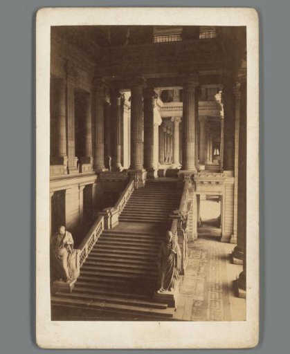 Interior of the Palace of Justice in Brussels