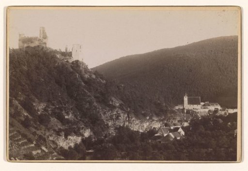 View of the Ruin and the Town of Senftenberg