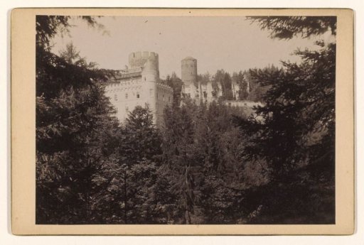 Castle Hartenstein in a wooded setting