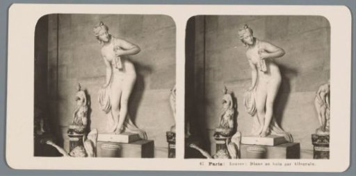 Sculpture by Christophe-Gabriel Allegrain in the Musée du Louvre in Paris, Representing the Bath of Diana