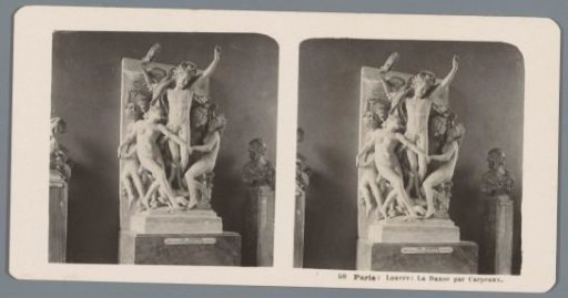 Plaster Model of the Sculpture La Danse by Jean-Baptiste Carpeaux in the Musée du Louvre in Paris