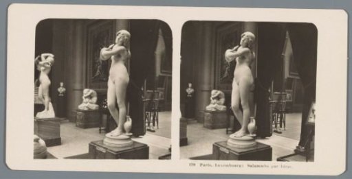 Sculpture by Jean-Antoine-Marie Idrac in the Musée du Luxembourg in Paris, representing Salammbô