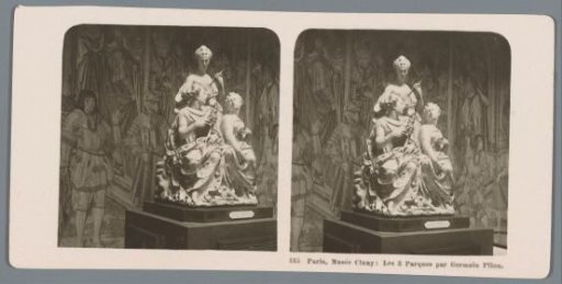 Sculpture by Germain Pilon in the Musée de Cluny in Paris, representing the Three Fates