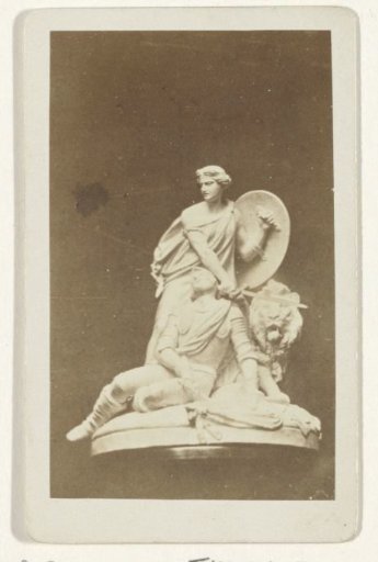 Model for the monument commemorating the battle of Heiligerlee, 1868