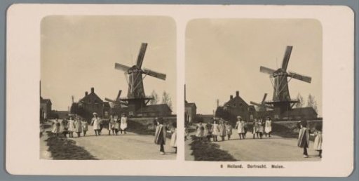 View of mills at Dordrecht