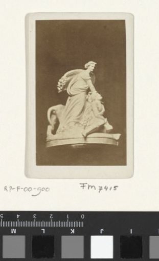 Model for the monument commemorating the battle of Heiligerlee, 1868