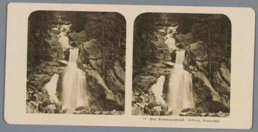 View of the Waterfalls of Triberg