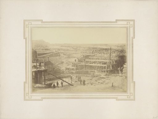 Foundation of the turning basin and lock at Vlissingen