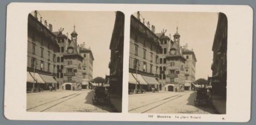 View of the Place du Molard in Geneva