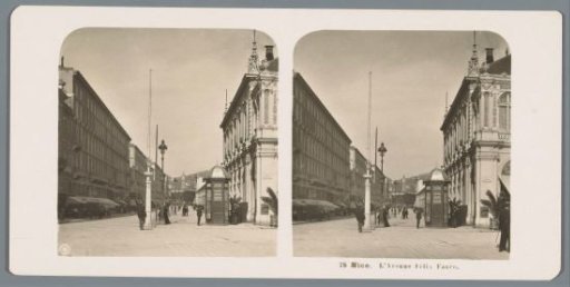 View of the Avenue Félix Faure in Nice