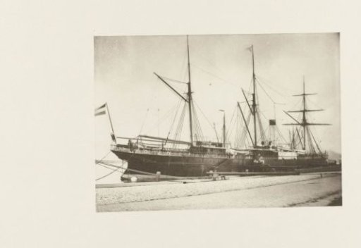Steamship Willem III, before the fire of 1871