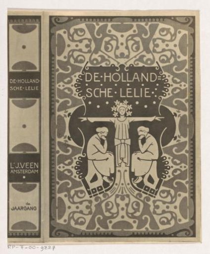 Band design for: De Hollandsche lelie. Weekly for young ladies, c. 1915-1916